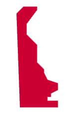 State of Delaware map icon